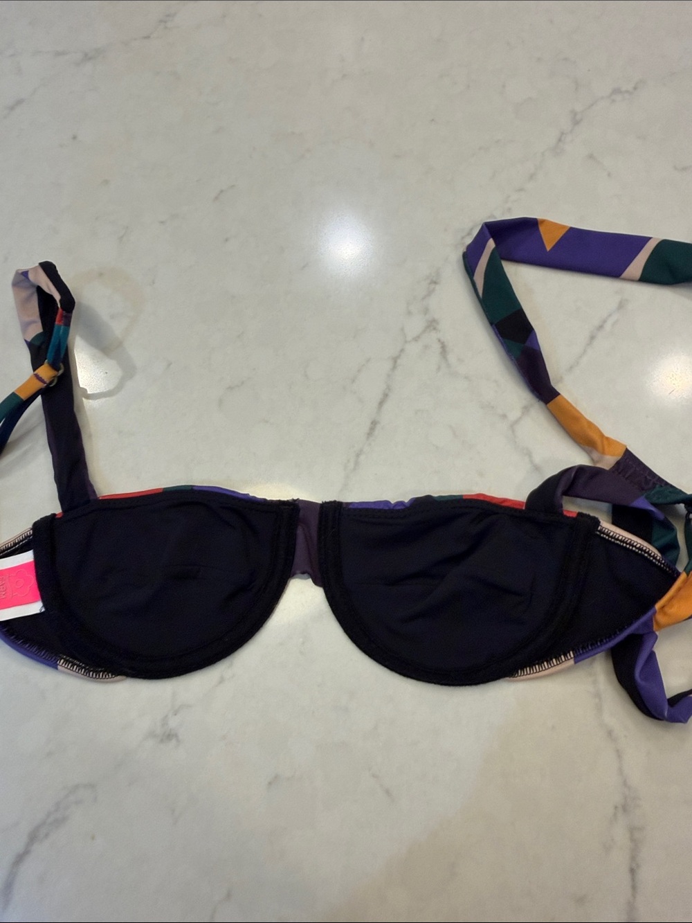 Farm Rio Geometric Color Bikini Top - Picture 4 of 5